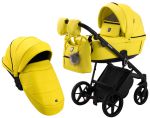 Коляска 2 в 1 Adamex Belissa ECO кожа 100% SA-22 лимонный