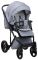 Коляска 2 в 1 Adamex Luciano кожа 100% Q121CZ серый перламутр