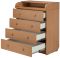 Пеленальный комод Babyroom Комод 4 тел.Big 102x80x50  бук