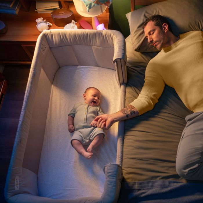 Приставная кроватка Chicco Next2Me Forever Almond