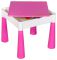 Стол и 2 стульчика Tega Mamut 899P dark pink-white