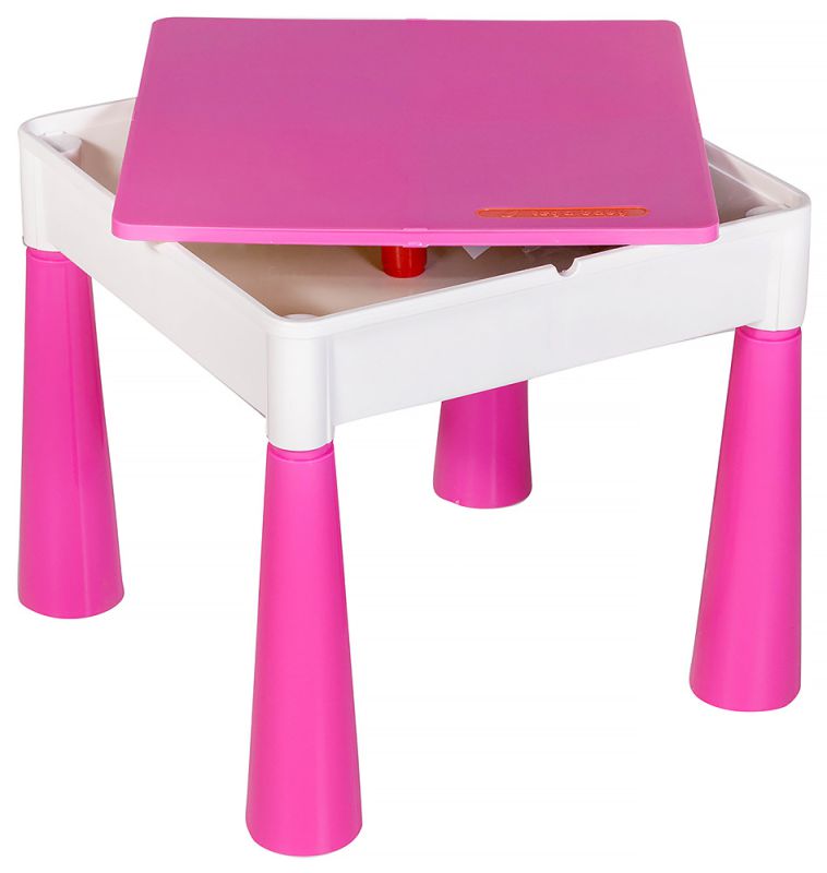 Стол и 2 стульчика Tega Mamut 899P dark pink-white