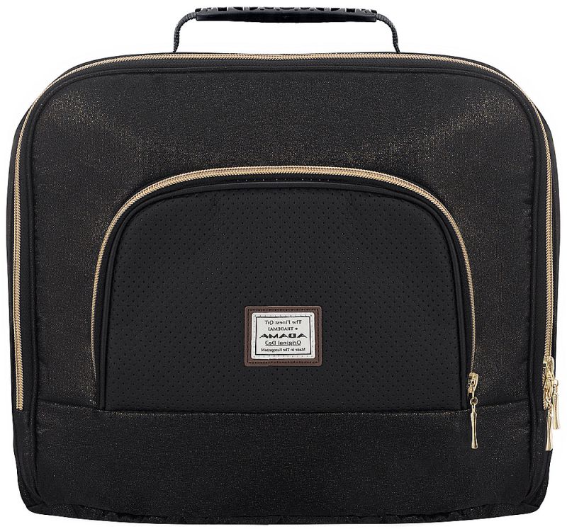 Коляска 2 в 1 Adamex Mimi Polar (Gold) Y836 черный (люрикс) - черная кожа (выдавленная точка)