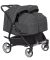 Коляска 2 в 1 для двойни CARRELLO Connect CRL-5502/1 Serious Black c переноской +дождевик