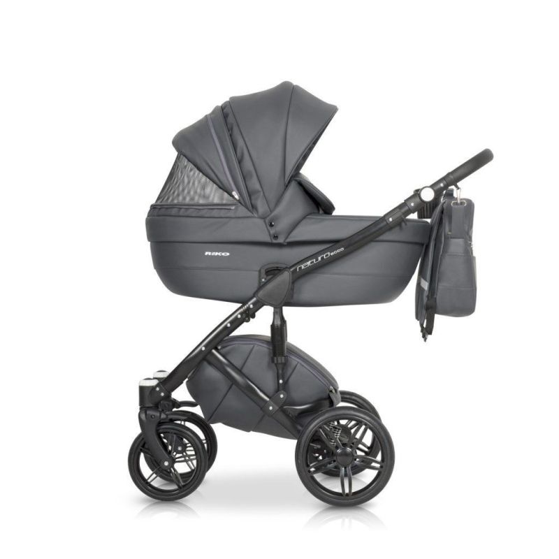 Коляска 2 в 1 Riko Naturo Ecco 04 Antracite