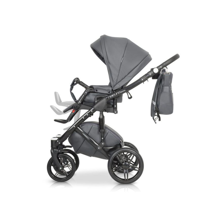 Коляска 2 в 1 Riko Naturo Ecco 04 Antracite