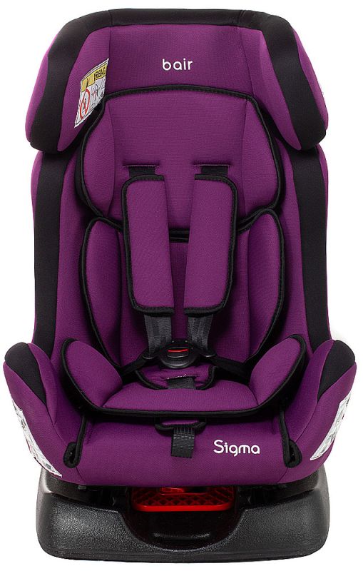 Автокресло Bair Sigma 0+/1/2 (0-25 кг) DS1824 черный - фиолетовый