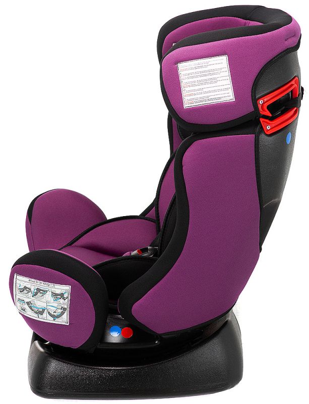 Автокресло Bair Sigma 0+/1/2 (0-25 кг) DS1824 черный - фиолетовый