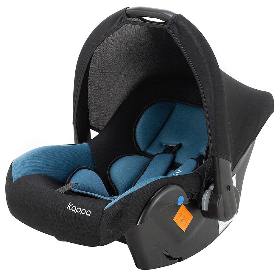Автокресло Bair Kappa 0+ (0-13 кг) DK 2924 черный - темно-бирюзовый