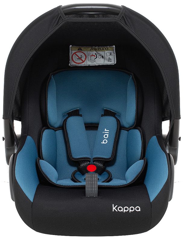 Автокресло Bair Kappa 0+ (0-13 кг) DK 2924 черный - темно-бирюзовый