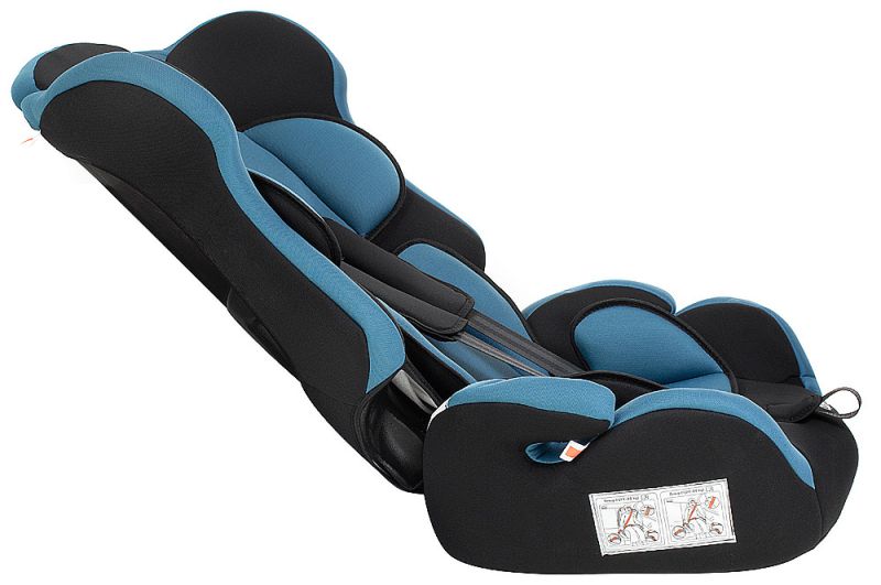 Автокресло Bair Alpha 1/2/3 (9-36 кг) DA2924 черный - темно-бирюзовый