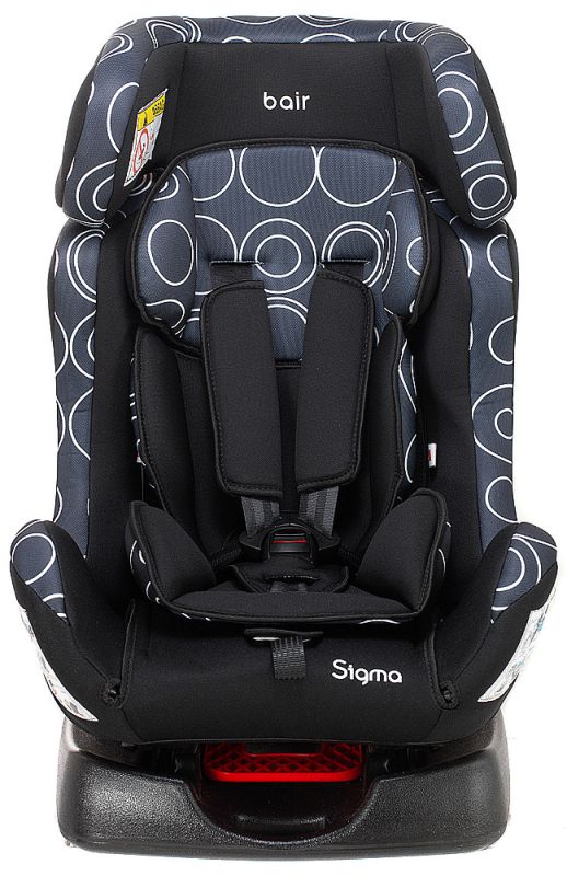 Автокресло Bair Sigma 0+/1/2 (0-25 кг) DS1424 черный - темно-синий (круги)