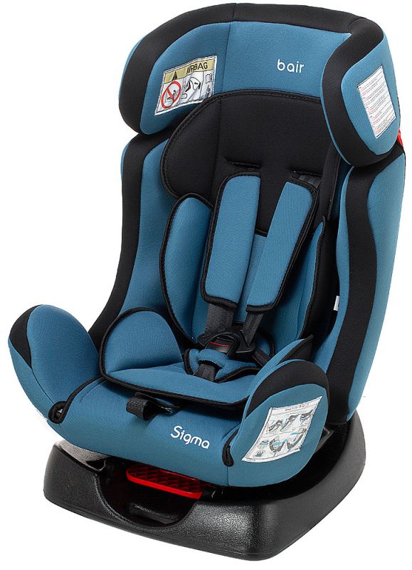 Автокрісло Bair Sigma 0+/1/2 (0-25 кг) DS2924 чорний - темно-бірюзовий
