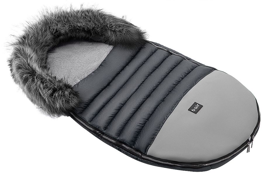 Зимний конверт Bair Polar premium  графит - серая кожа
