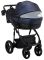 Коляска 2 в 1 Bair Play Plus BPL-144 темно-синий (перламутр) - черный