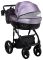 Коляска 2 в 1 Bair Play Plus BPL-135 светло-сиреневый (перламутр) - черный
