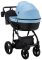 Коляска 2 в 1 Bair Play BP-7/69 голубой-черный