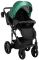 Коляска 2 в 1 Bair Play Plus BPL-111 зеленый (перламутр) - черный
