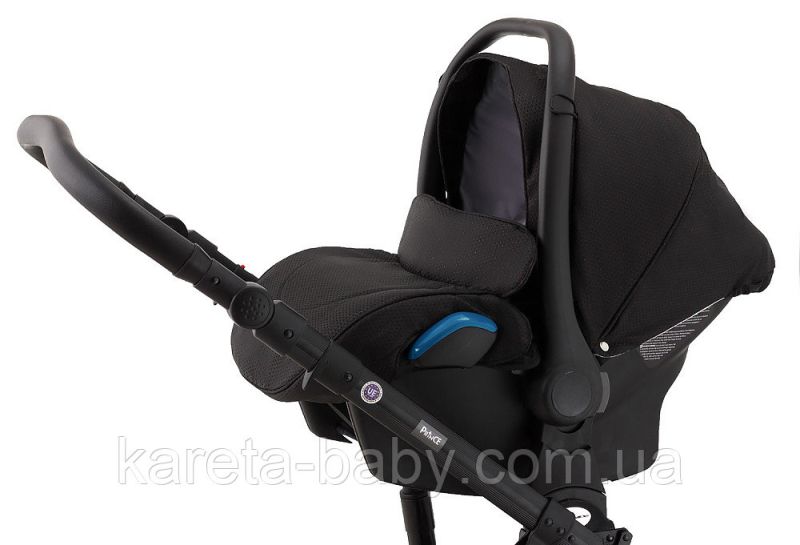 Автокресло Adamex Kite BR610 черный (малиновый люрекс)