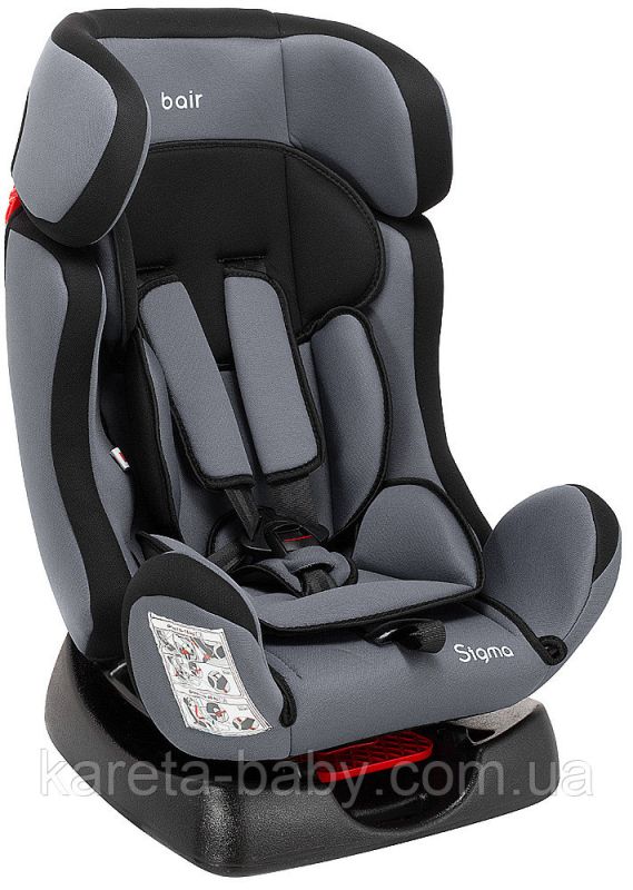 Автокресло Bair Sigma 0+/1/2 (0-25 кг) DS2423 черный - серый
