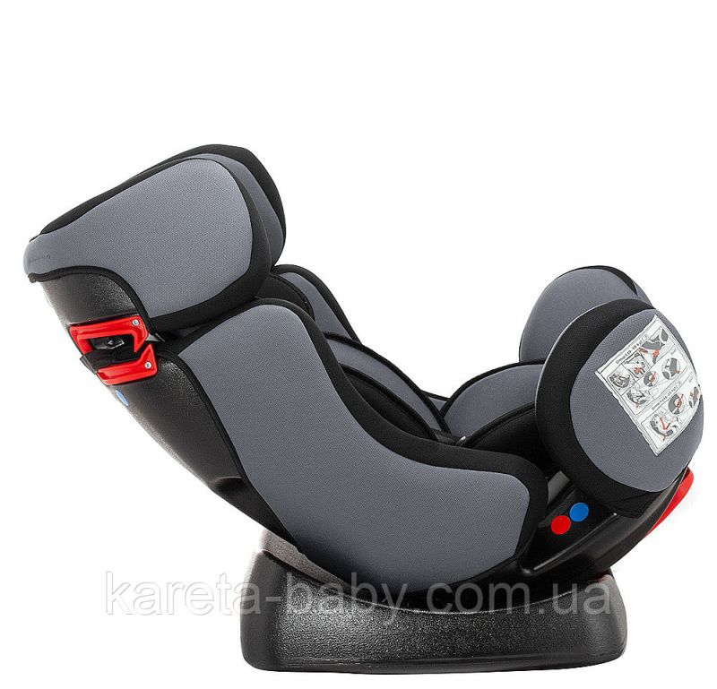 Автокресло Bair Sigma 0+/1/2 (0-25 кг) DS2423 черный - серый