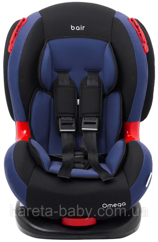 Автокрісло Bair Omega 1/2 (9-25 кг) DO2437 чорний - індиго