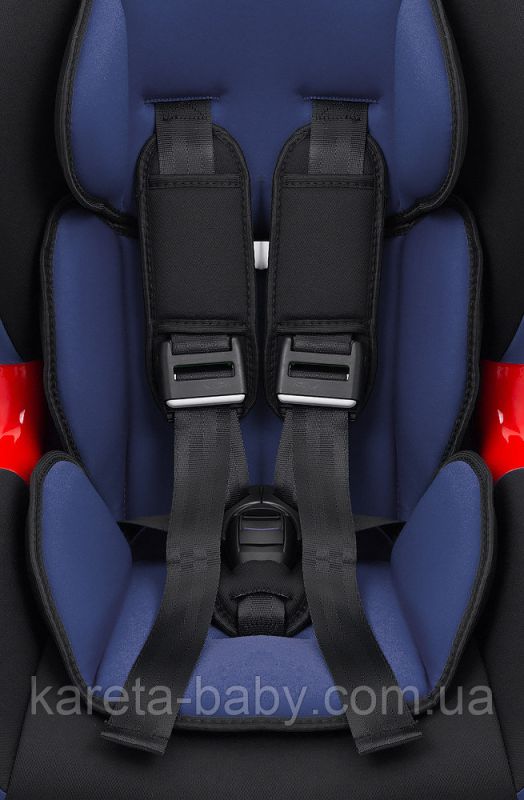 Автокрісло Bair Omega 1/2 (9-25 кг) DO2437 чорний - індиго