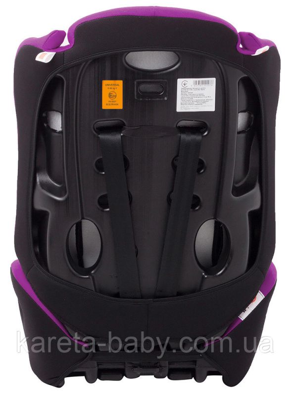 Автокресло Bair Alpha 1/2/3 (9-36 кг) DA2418 черный - фиолетовый