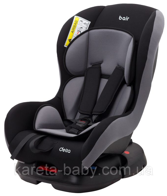 Автокрісло Bair Delta 0/1 (0-18 кг) DD2423 чорний - сірий