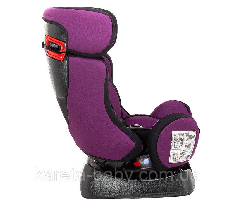 Автокресло Bair Sigma 0+/1/2 (0-25 кг) DS1824 черный - фиолетовый
