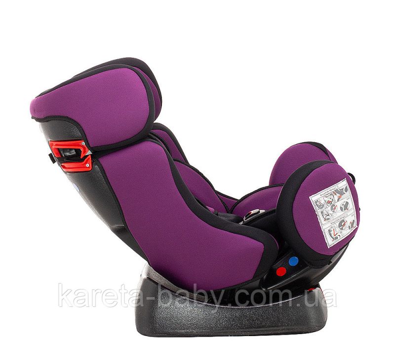 Автокресло Bair Sigma 0+/1/2 (0-25 кг) DS1824 черный - фиолетовый