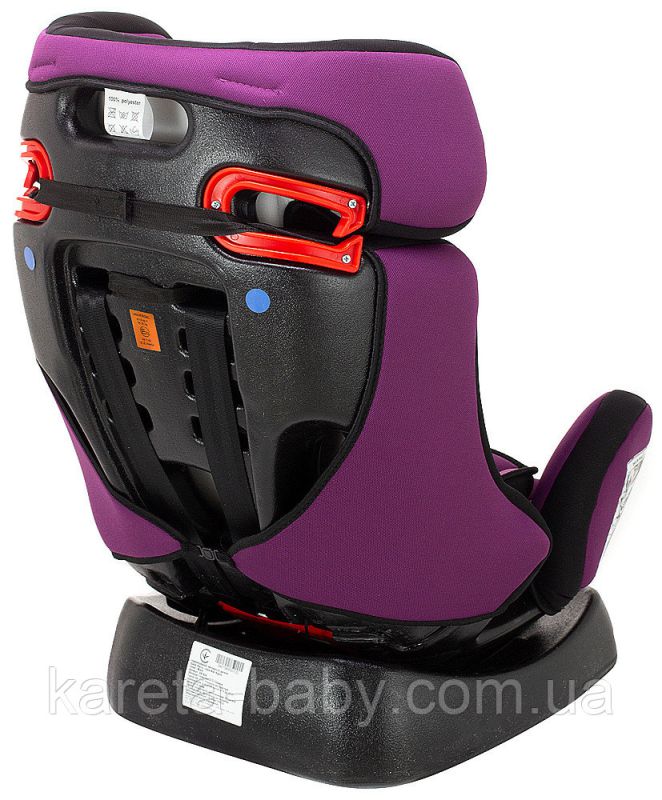 Автокресло Bair Sigma 0+/1/2 (0-25 кг) DS1824 черный - фиолетовый