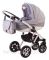 Коляска 2 в 1 Adamex Erika Len 88L серый(меланж)-серый