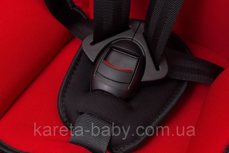 Автокрісло Bair Alpha 1/2/3 (9-36 кг) DA2426 чорний - червоний