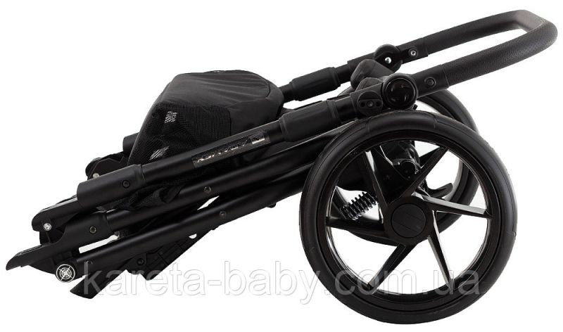 Коляска 2 в 1 Adamex Hybryd Plus BR206 сиреневый - темно-сиреневый кожа (выдавленная точка)
