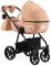 Коляска 2 в 1 Adamex Hybryd Plus BR264 персиковый - медный (принт) атлас