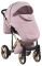 Коляска 2 в 1 Adamex Luciano Polar (Gold) Y813 рожевий пудра (шкіра) - рожевий