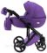 Коляска 2 в 1 Adamex Luciano Q12 фиолетовый
