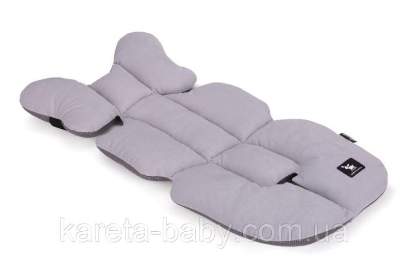 Матрац в коляску та автокрісло Cottonmoose Air 828/117/99 сірий (оксамит)