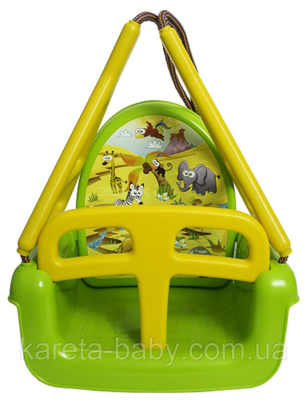 Качель модульная 3в1 Tega TG-184 125 green-yellow