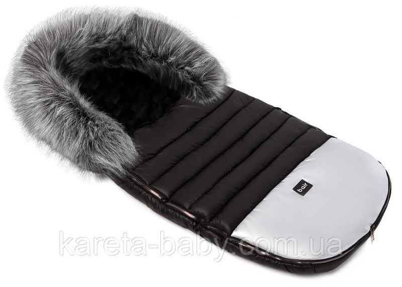 Зимовий конверт Bair Polar premium чорний - срібло