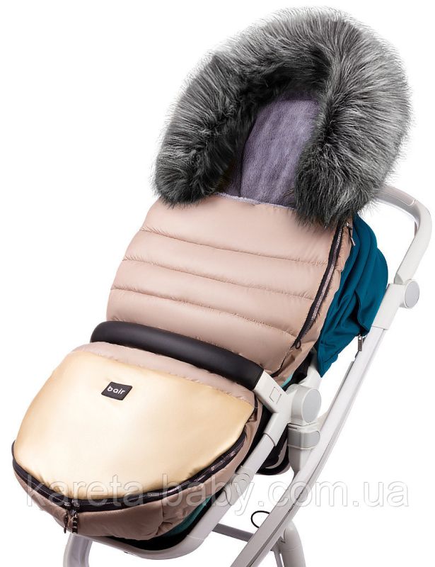 Зимовий конверт Bair Polar premium капучино - золота шкіра