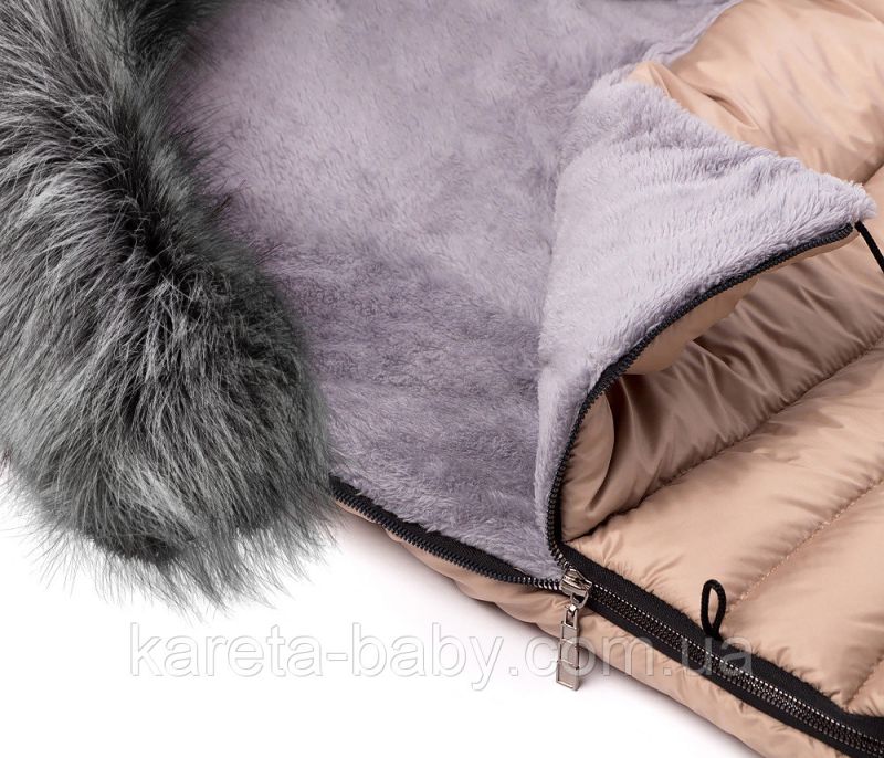 Зимовий конверт Bair Polar premium капучино - золота шкіра