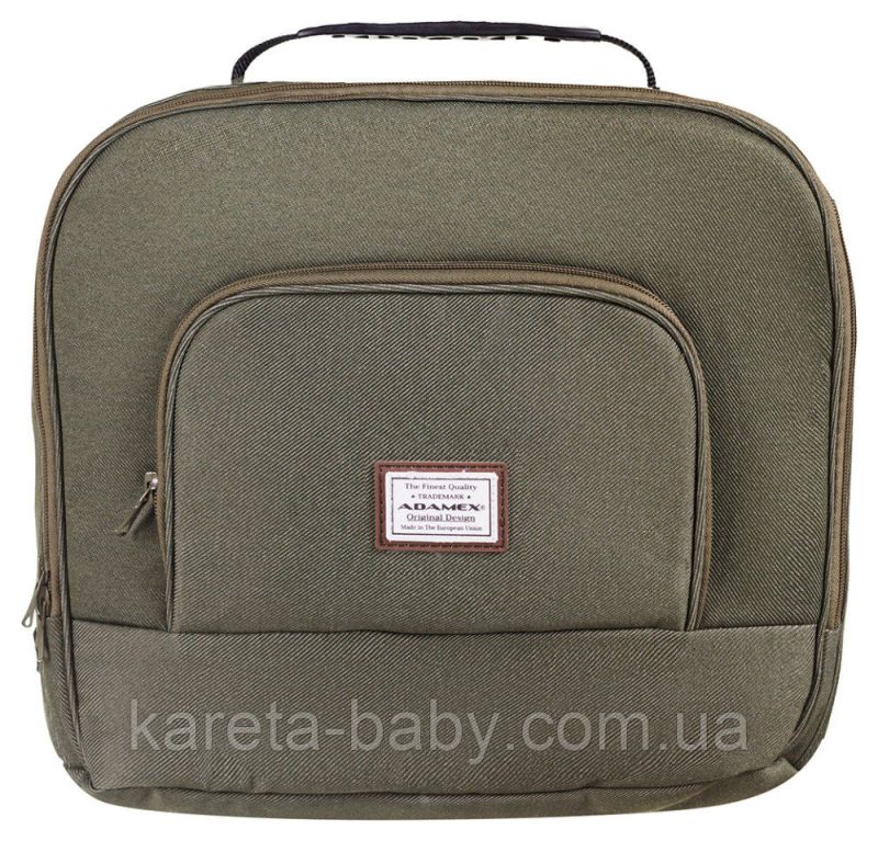 Коляска 2 в 1 Adamex Luciano jeans Q7 хаки