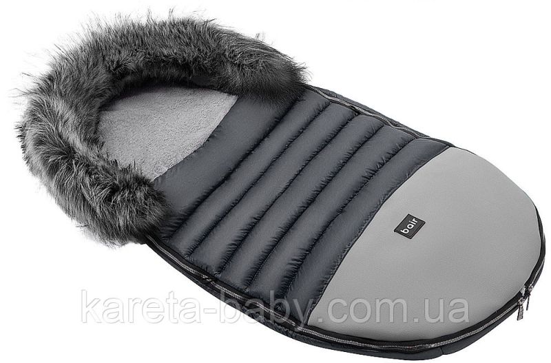 Зимний конверт Bair Polar premium  графит - серая кожа