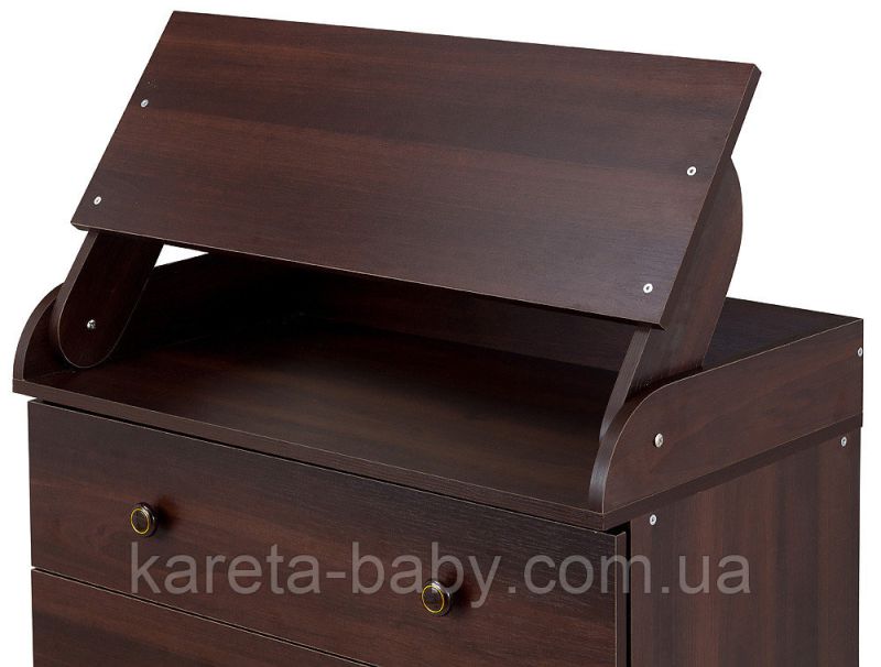 Пеленальный комод Babyroom Комод 4 тел.Big 102x80x50  орех темный
