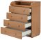 Пеленальный комод Babyroom Комод 4 тел.Big 102x80x50  бук