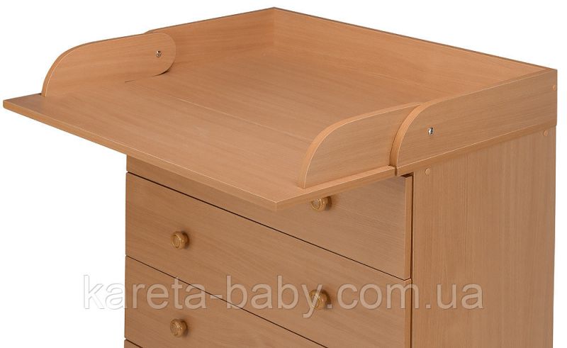 Пеленальный комод Babyroom Комод 4 тел.Big 102x80x50  бук