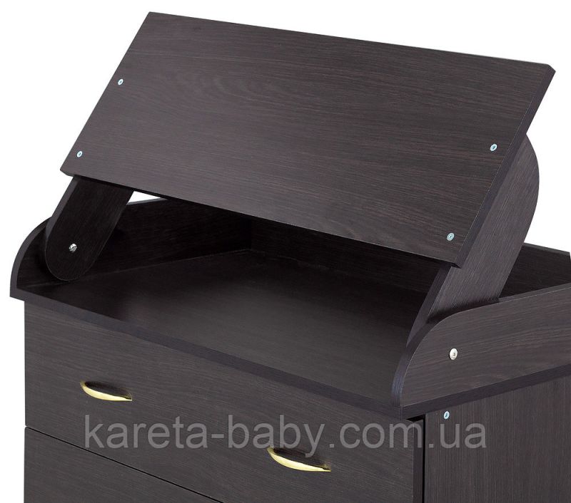 Пеленальный комод Babyroom Комод 4 тел.Big 102x80x50  венге