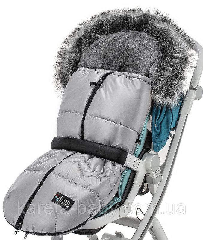 Зимовий конверт Bair Alaska Thermo сірий